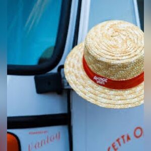 Aperol Spritz Branded Straw Boater Hat – One Size | Perfect for Spritz Lovers!